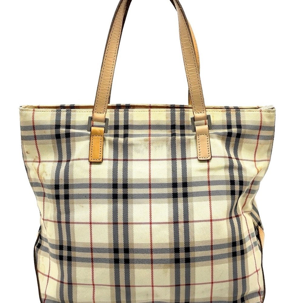 Authentic BURBERRY Blue Label
Nova Check Nylon Leather Beige
Tote - Picture 2 of 16